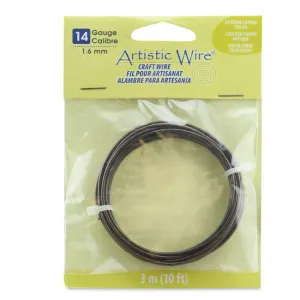 14 Gauge Antique Copper Color Artistic Wire (10ft)