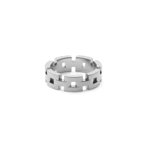 3-Link Ring Silver