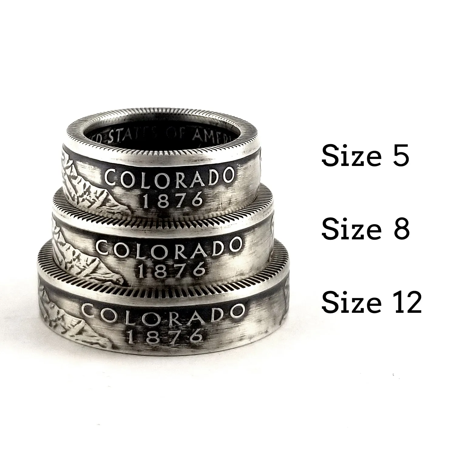 90% Silver Arizona Quarter Ring