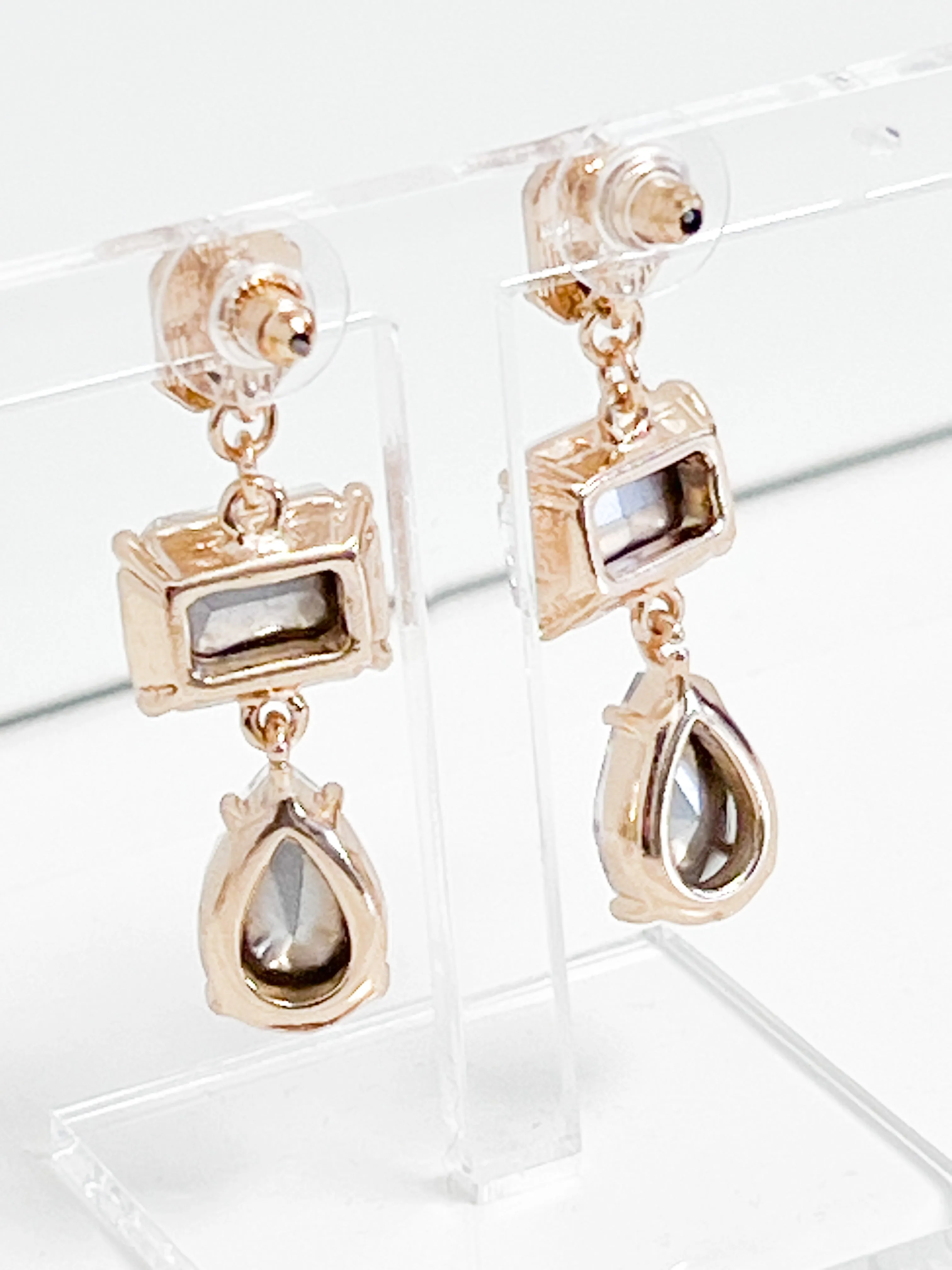 Bella - Rhinestone Statement Earrings