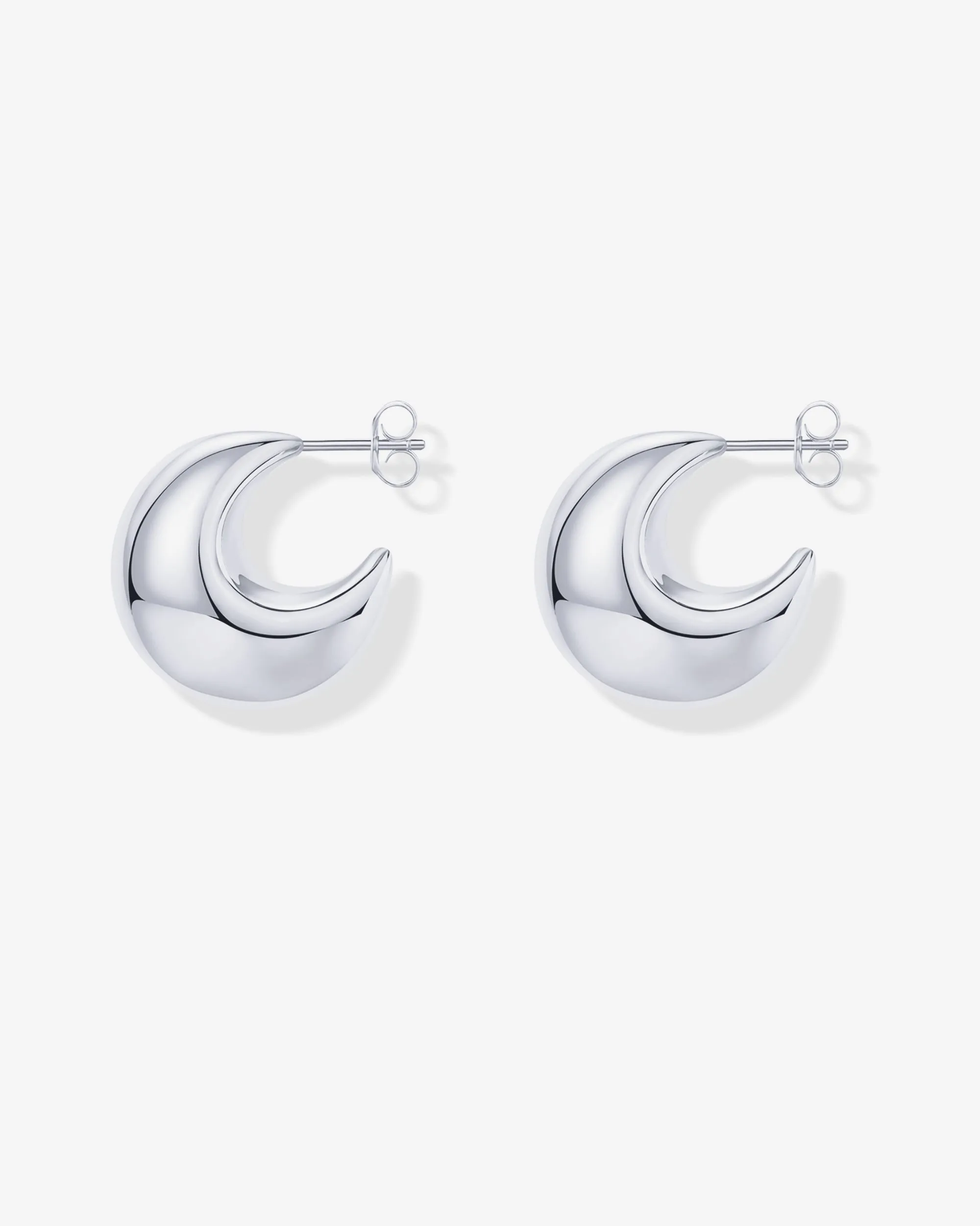 Chunky Dome Hoop Earrings