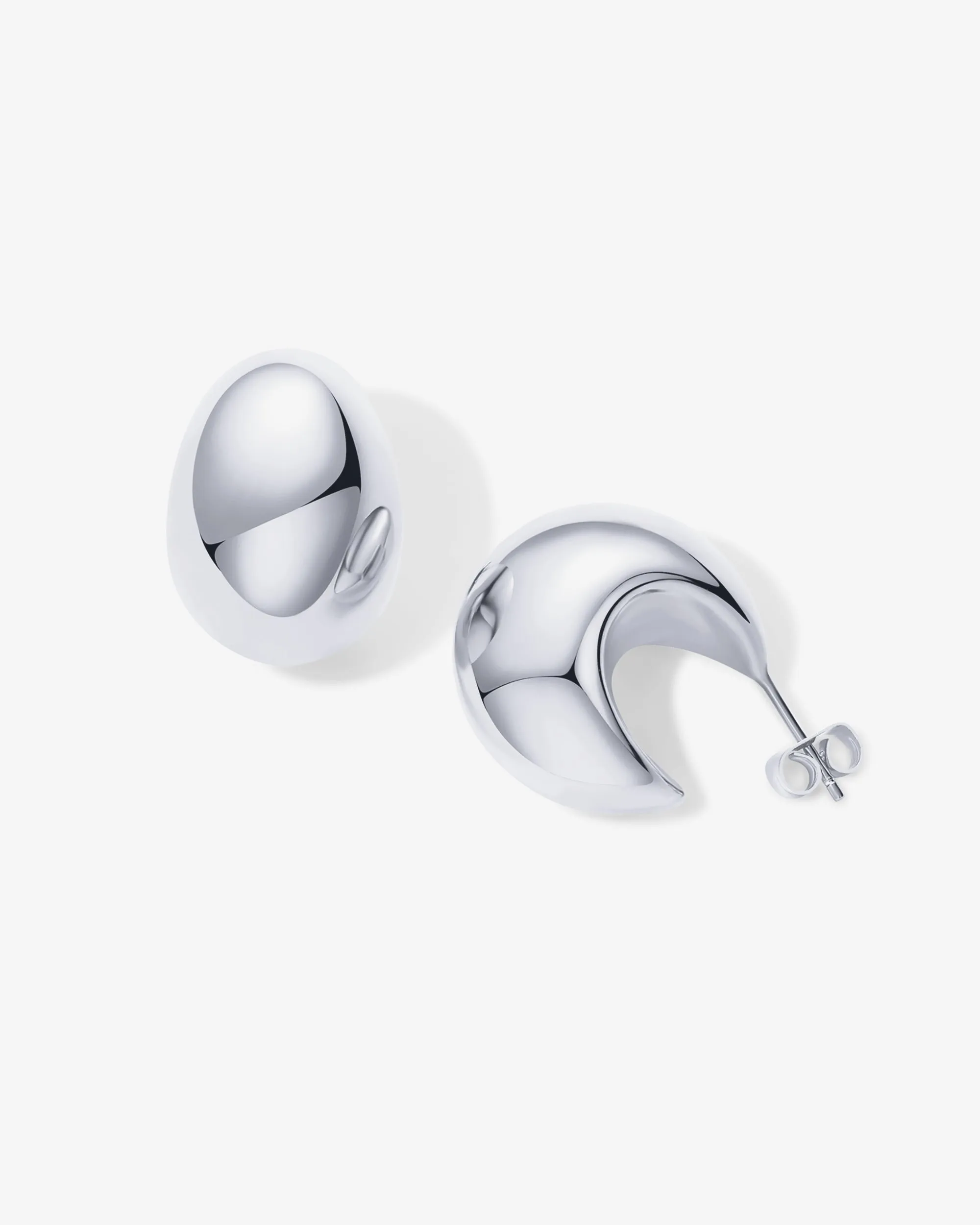 Chunky Dome Hoop Earrings