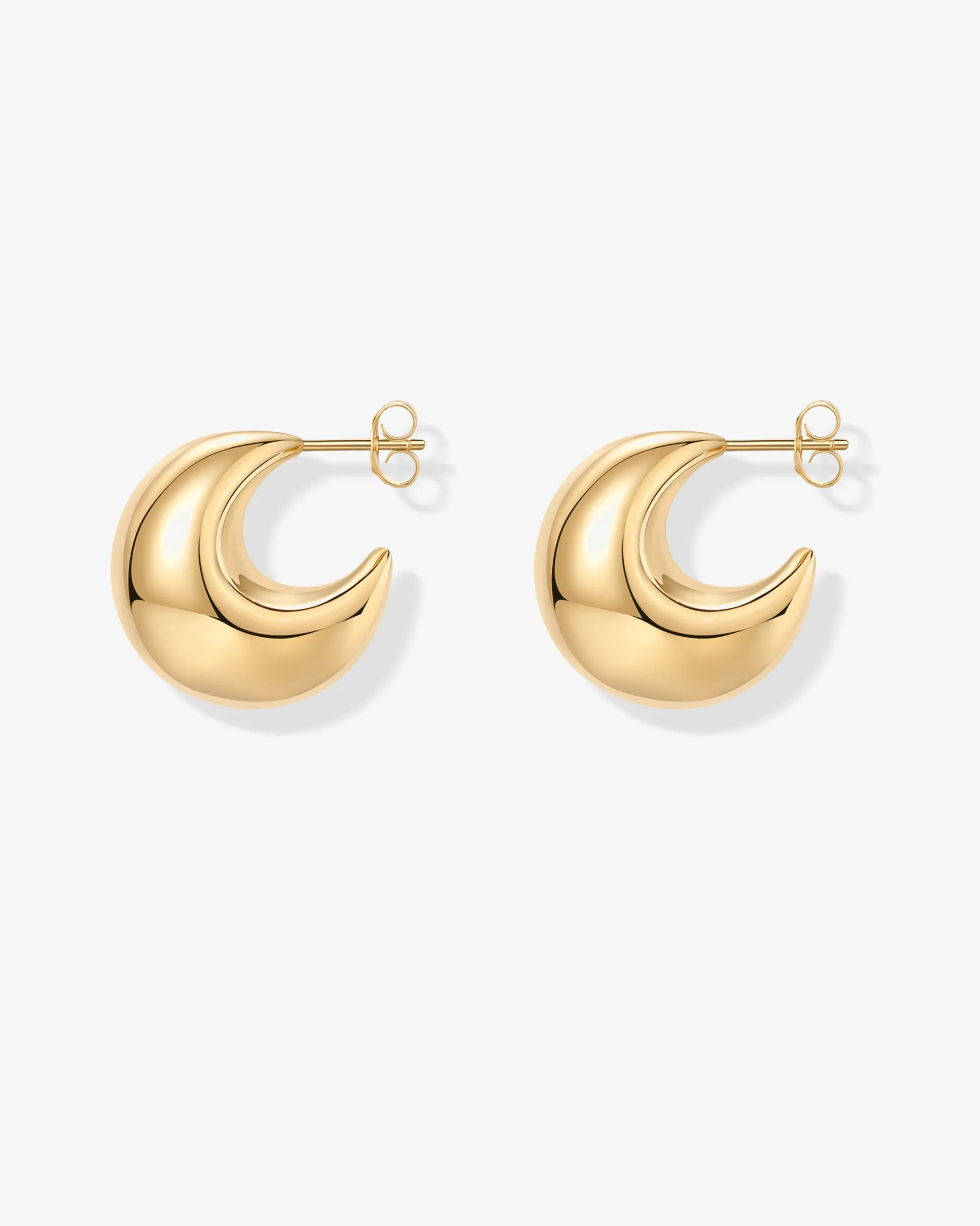 Chunky Dome Hoop Earrings