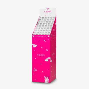 Countertop 54 Piece Open Pop Display With Base ONLY - Cardboard
