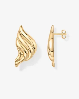 Croissant Stud Earrings