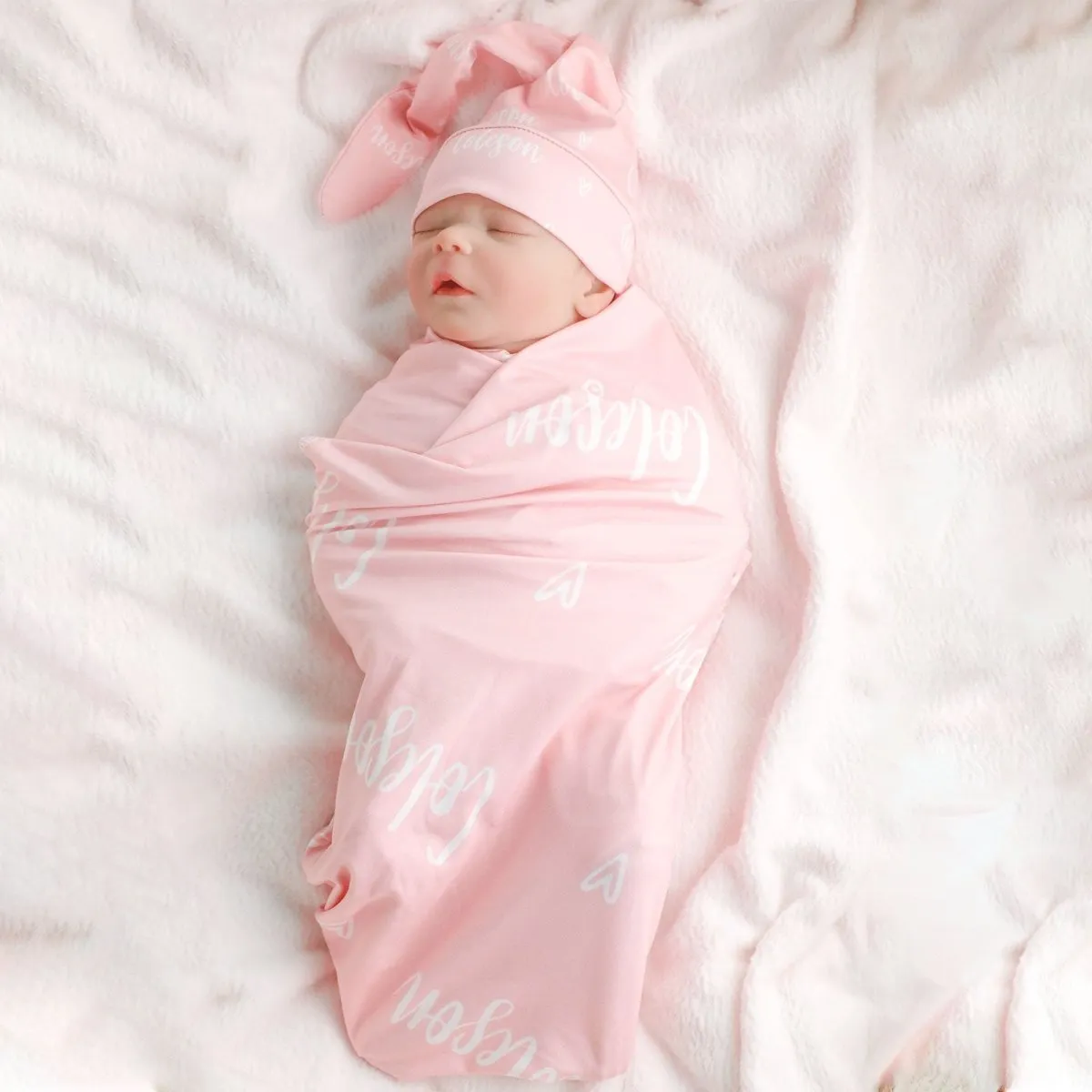 Custom Baby Name Swaddle, Personalized Swaddle Newborn Blanket, Custom Baby Swaddle, Baby Swaddle, Baby Shower Gift, Hospital Swaddle
