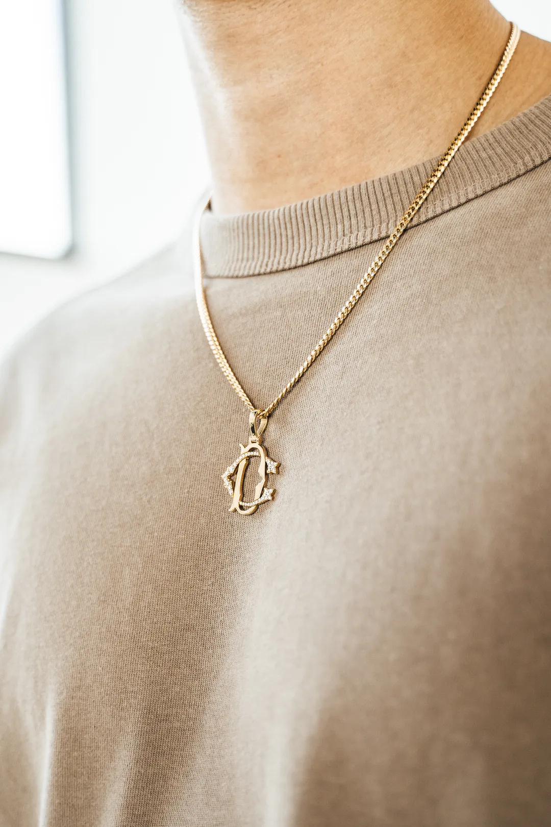Daniels Personalizable Initial Pendant