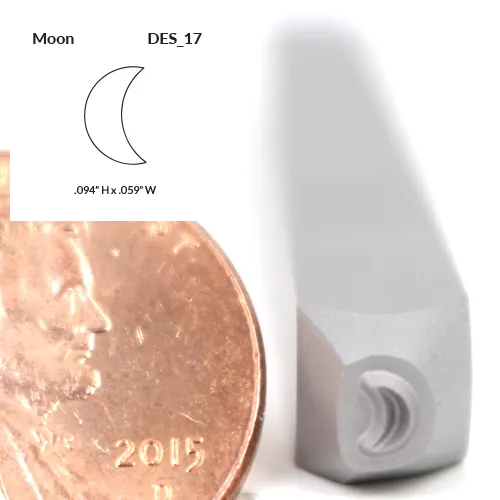 Design Stamp - Moon - Design 17