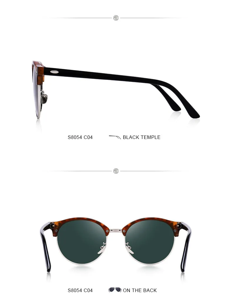 Designer Men Women Classic Retro Rivet Polarized Unisex Glasses Fashion Eyewear UV400 Protection Sunglasses