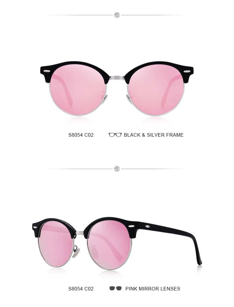 Designer Men Women Classic Retro Rivet Polarized Unisex Glasses Fashion Eyewear UV400 Protection Sunglasses