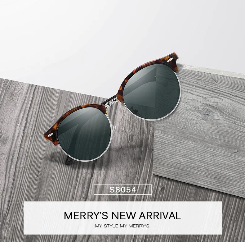Designer Men Women Classic Retro Rivet Polarized Unisex Glasses Fashion Eyewear UV400 Protection Sunglasses