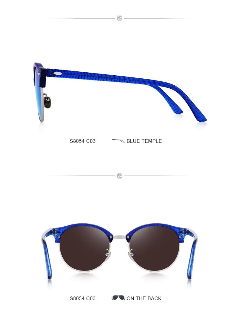 Designer Men Women Classic Retro Rivet Polarized Unisex Glasses Fashion Eyewear UV400 Protection Sunglasses