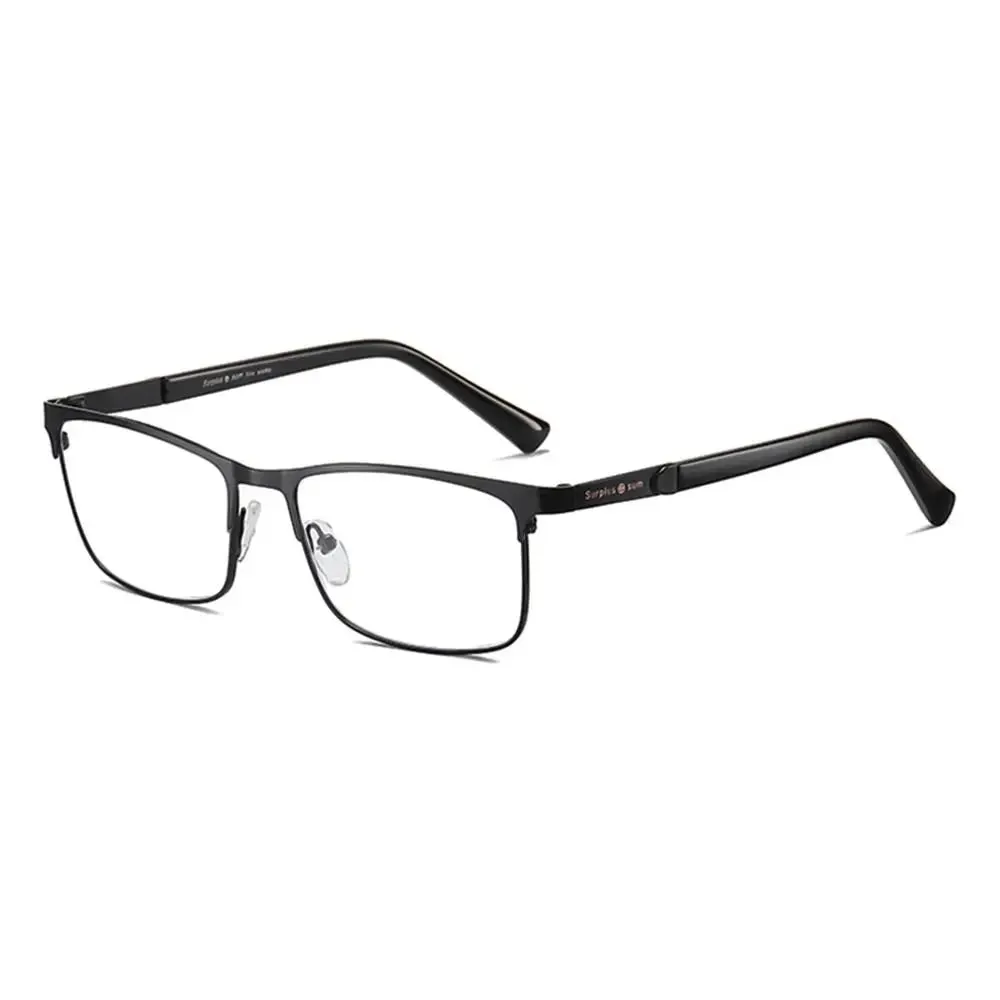 Fashion Metal Frame Simple Vintage Business Reading Glasses Anti-Blue Light Ultra Light Glasses Eye Protection For Men Women