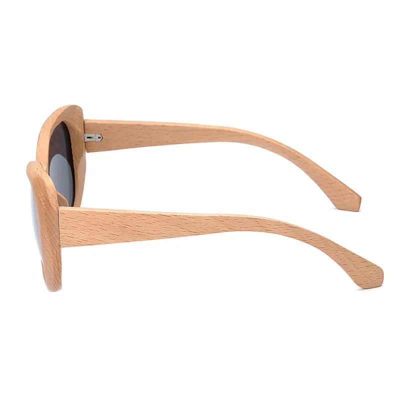 Fashion Polarized  Handmade Wooden Pilot Sunglasses With Wood Box Case
