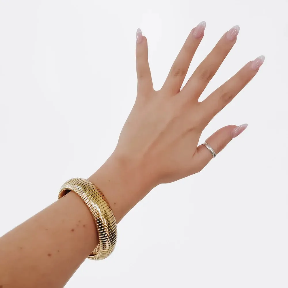 Fierce Finley Bangle Bracelet - Gold