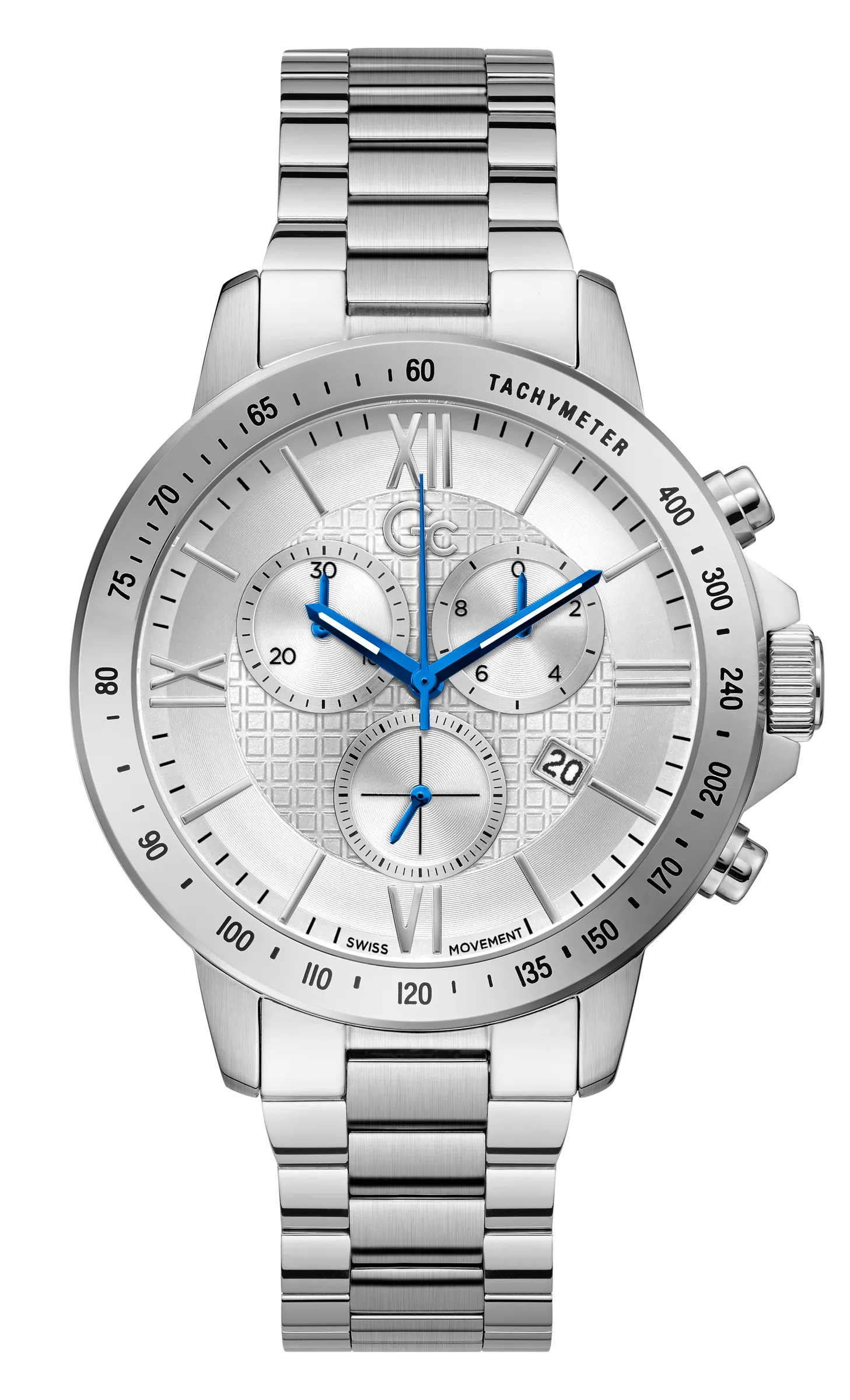 GC Silver Dial Quartz Chronograph Men Watch - Y91004G1MF