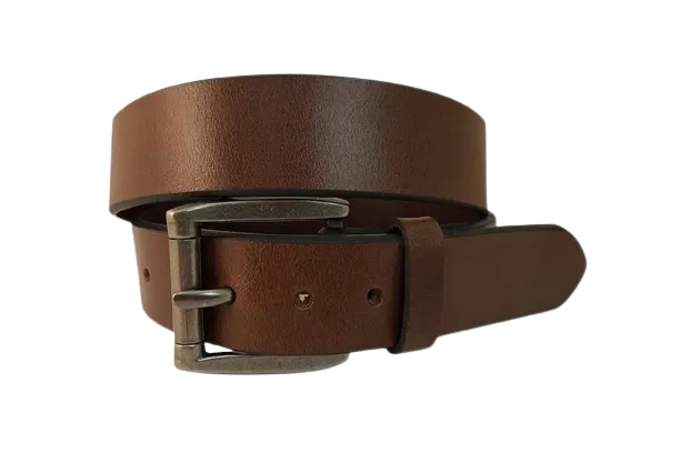 Gem Dandy Men's Brown Top Grain Leather Belt