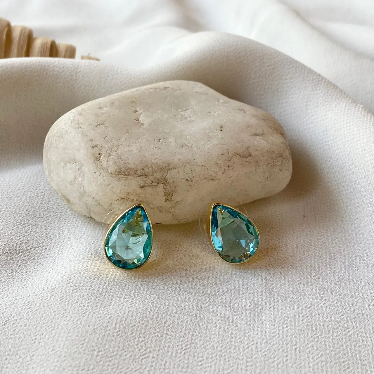 Glossy Rain drops Studs (Colour Options)