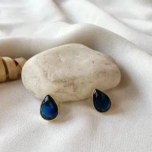 Glossy Rain drops Studs (Colour Options)