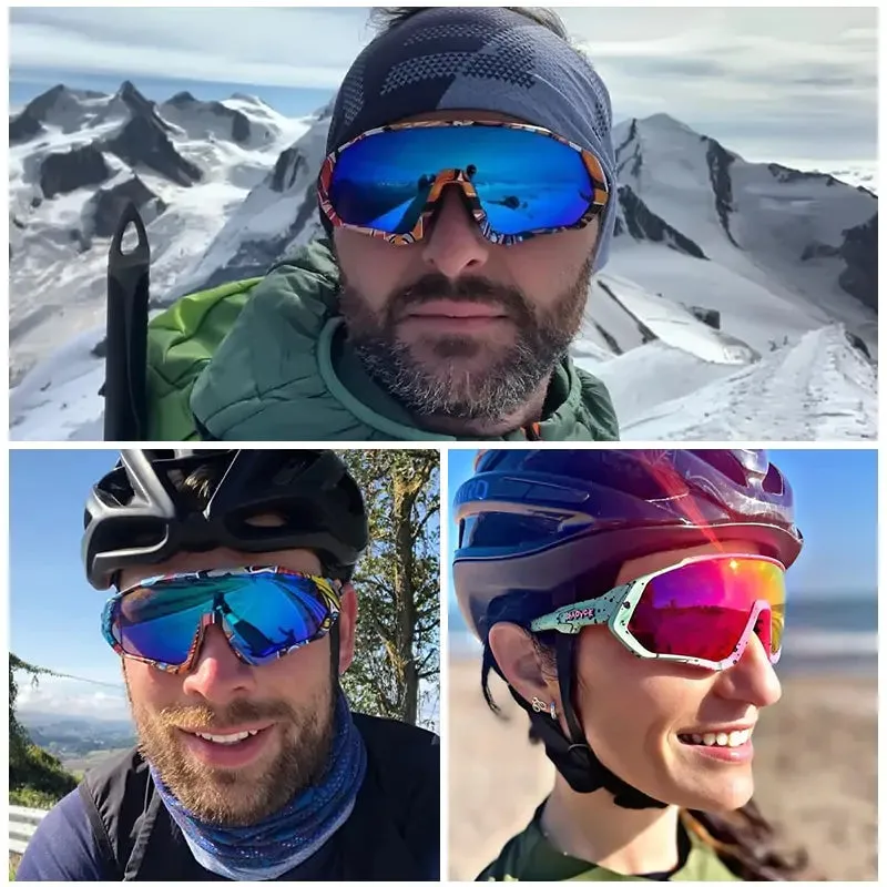 High-Definition Cycling Sunglasses with UV Protection, Polarized Lenses, and Non-Slip TR90 Frame for Enhanced Vision and Comfort