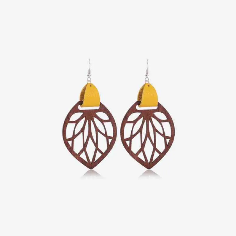 Leaf Drop Earrings  [Click for additional options]