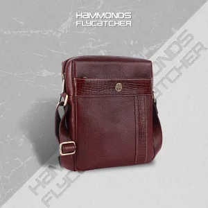 Leather Sling Bags For Daily Use - Multi Pockets - Adjustable Strap - 1 Year Warranty