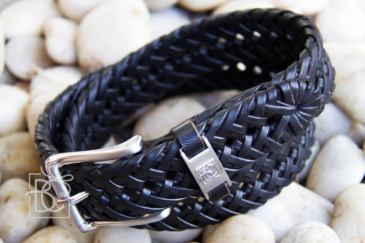 Lil Gents: Braided Genuine Leather Belt