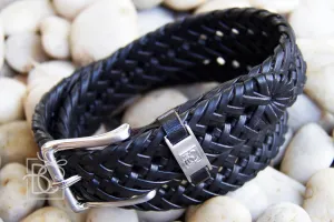 Lil Gents: Braided Genuine Leather Belt