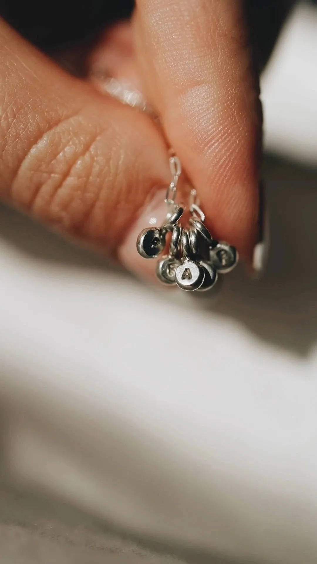 Little Initial Droplet Necklace · Customizable