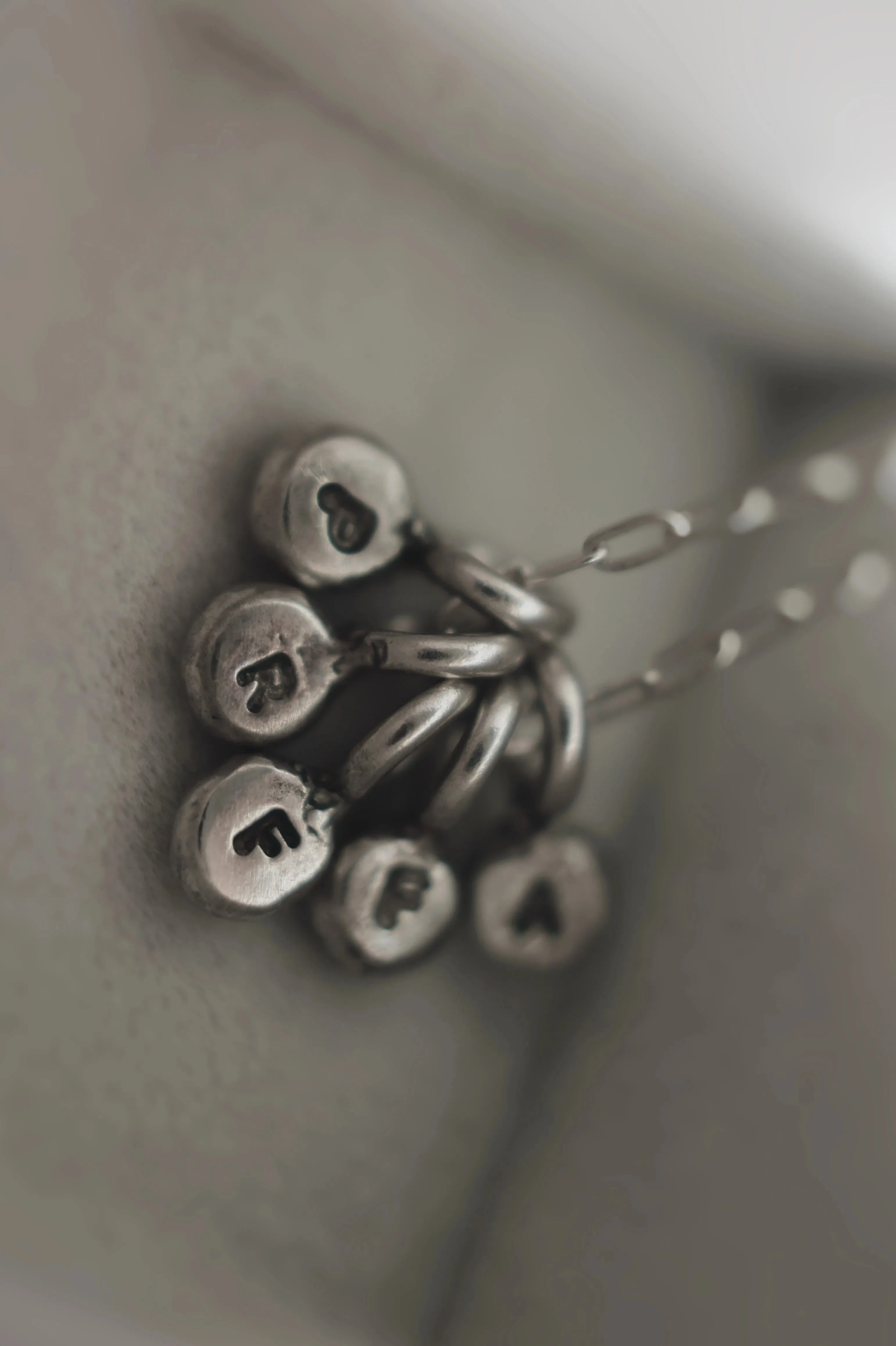 Little Initial Droplet Necklace · Customizable