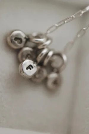 Little Initial Droplet Necklace · Customizable