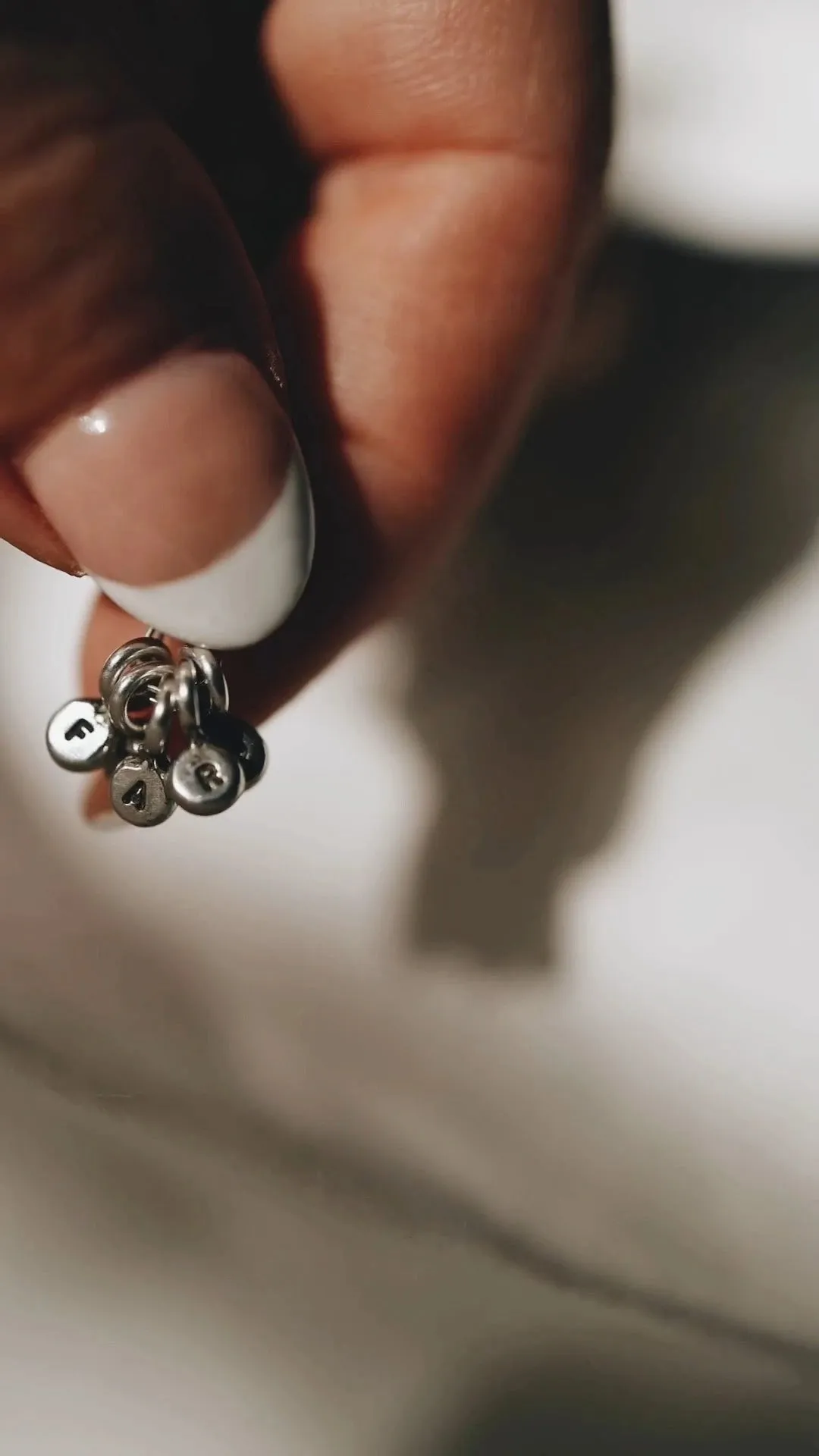 Little Initial Droplet Necklace · Customizable