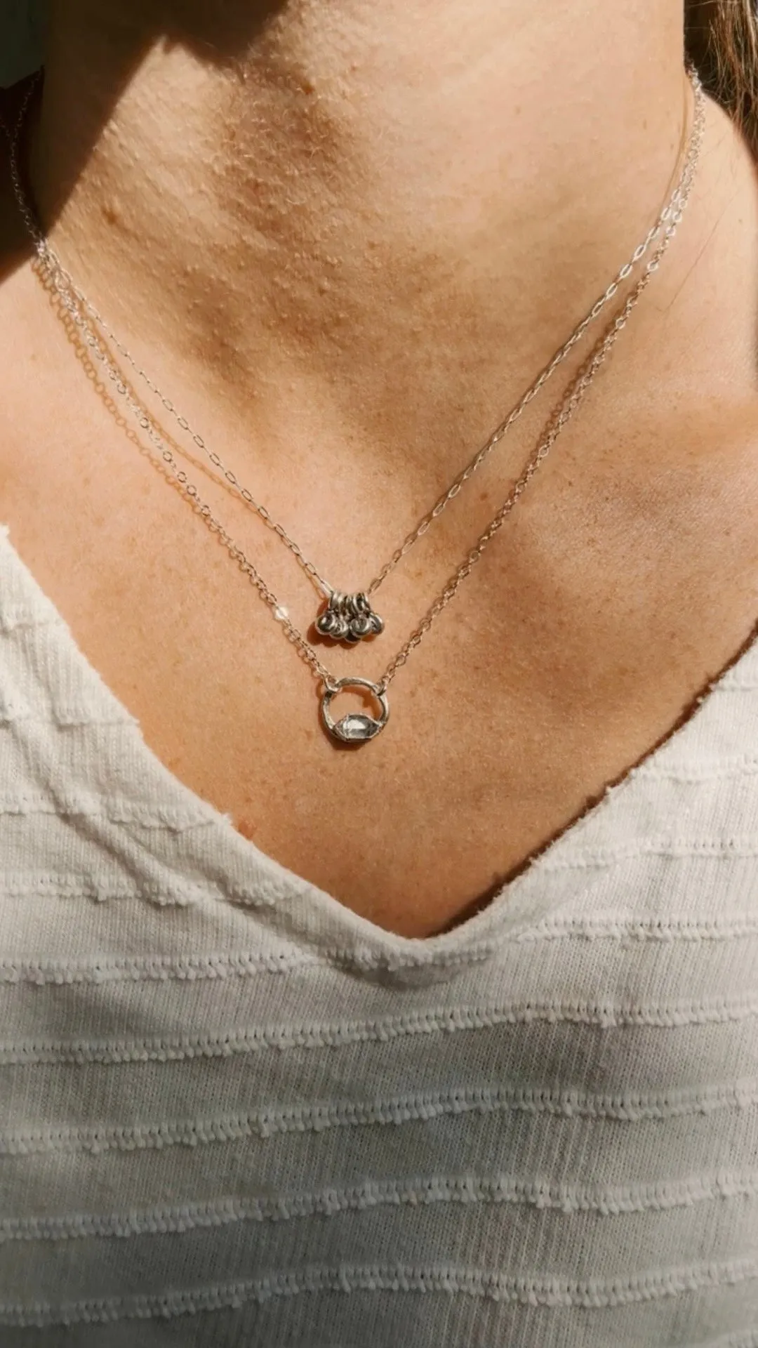 Little Initial Droplet Necklace · Customizable