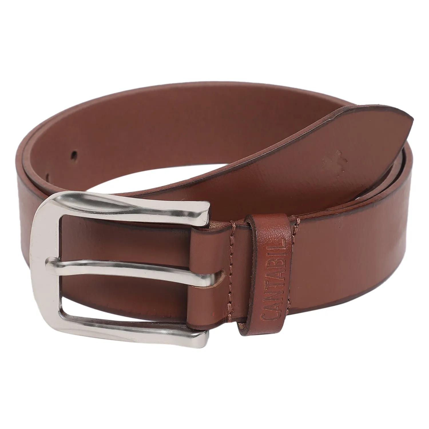 Men's Tan Casual Single Side Belt