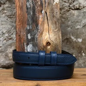 Navy Calf Belt