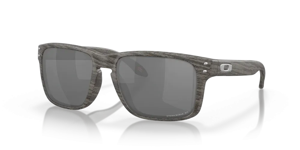 Oakley Holbrook Woodgrain Lenses / Prizm Black Polarized Lenses