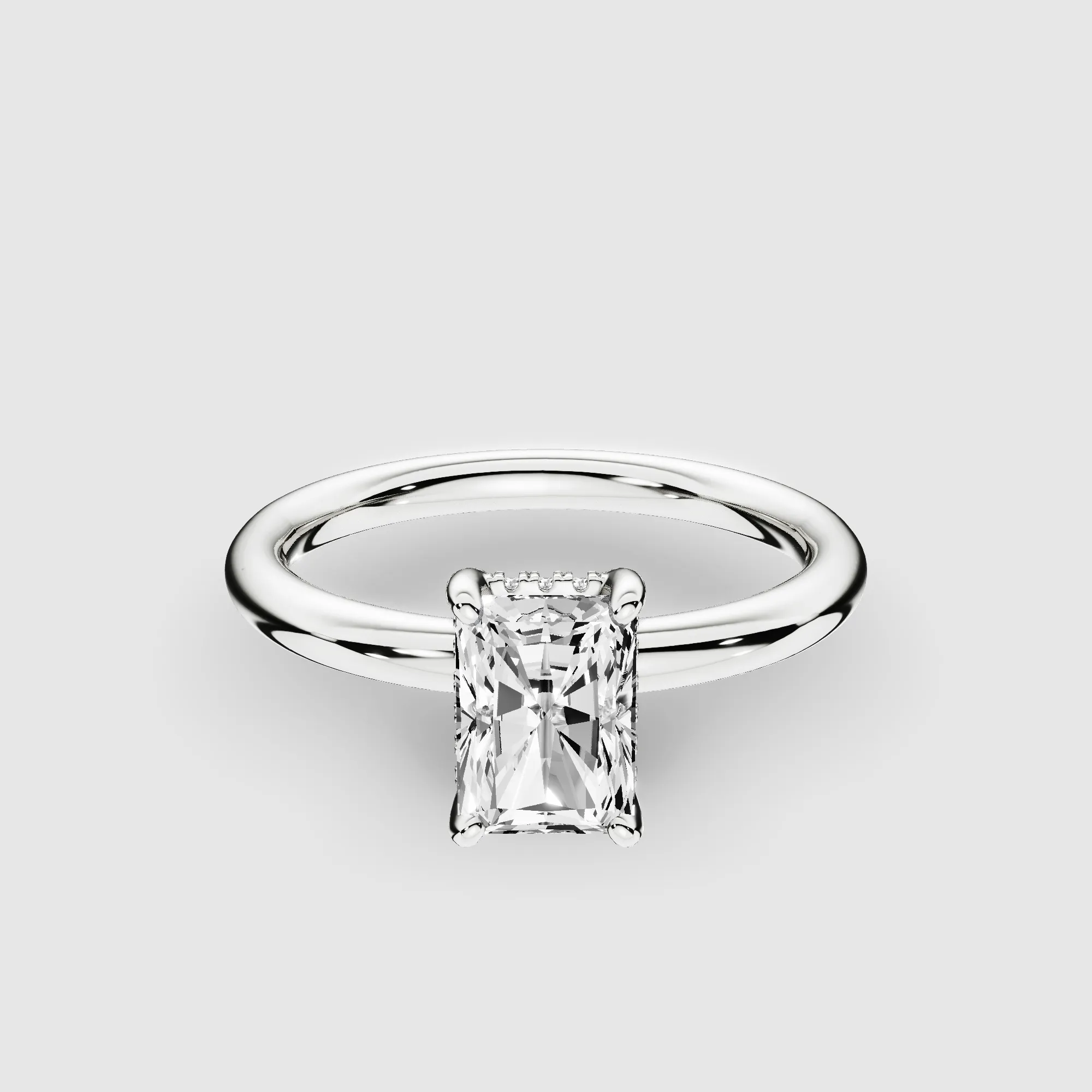 Orion Lab Grown Solitaire Diamond Ring-Radiant