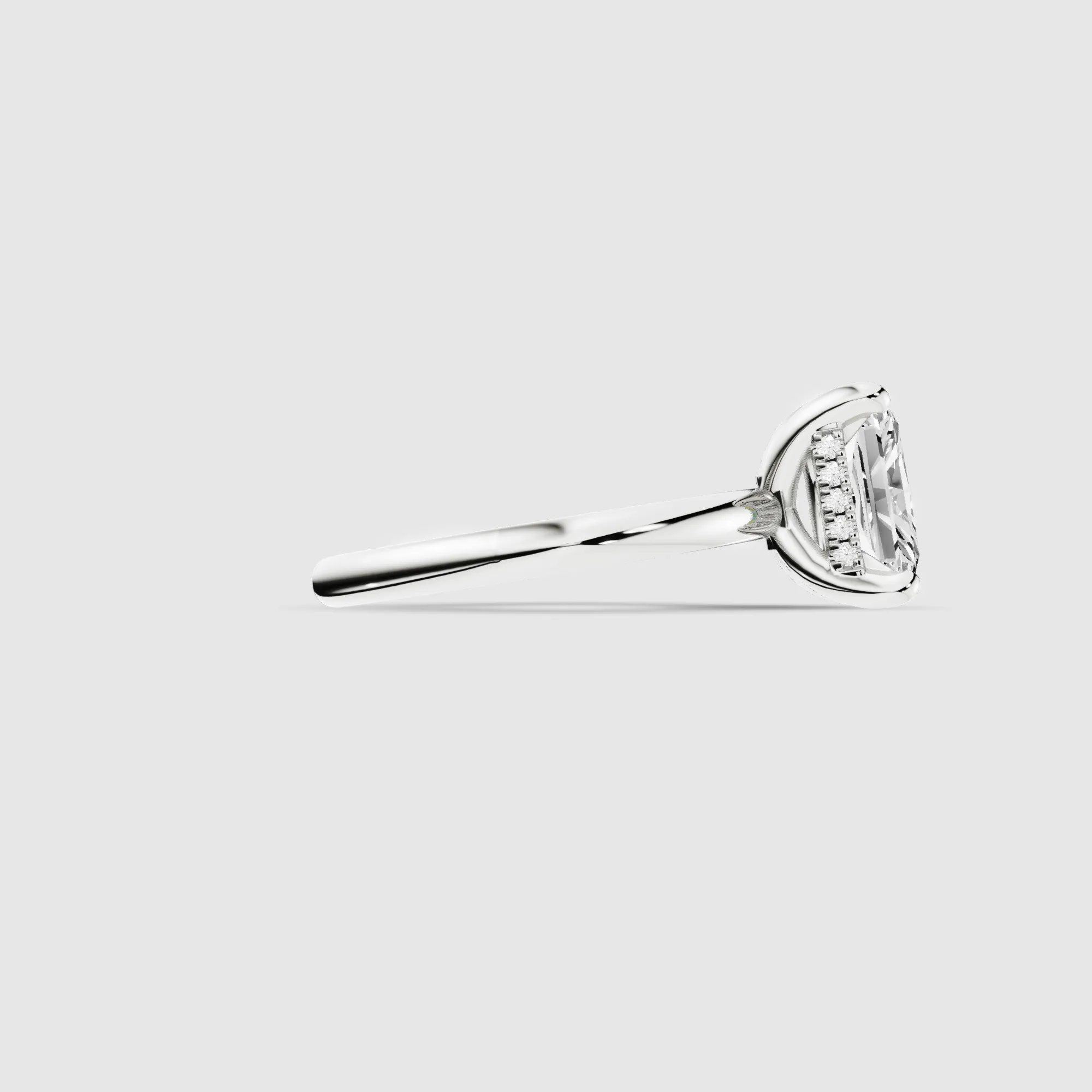 Orion Lab Grown Solitaire Diamond Ring-Radiant