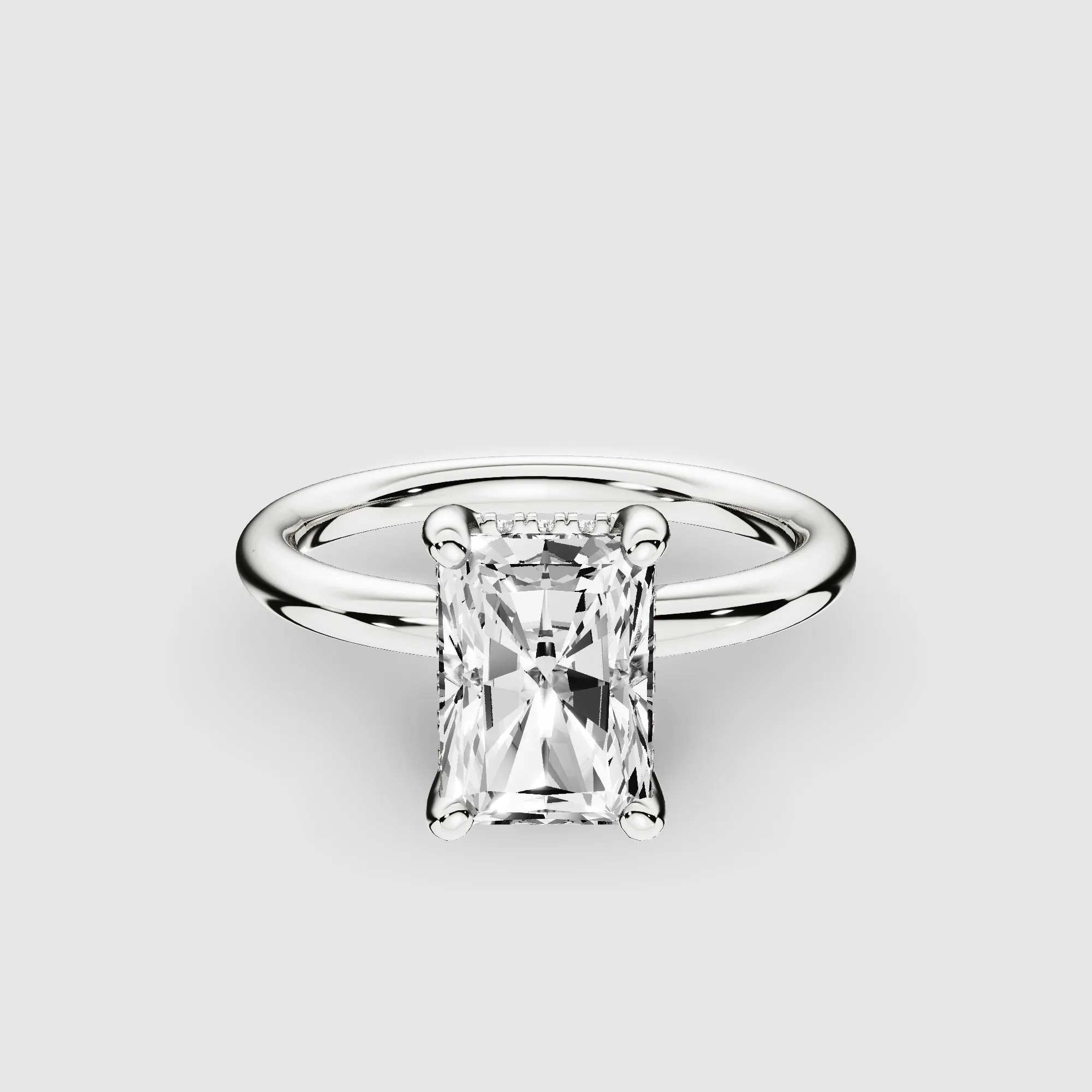 Orion Lab Grown Solitaire Diamond Ring-Radiant