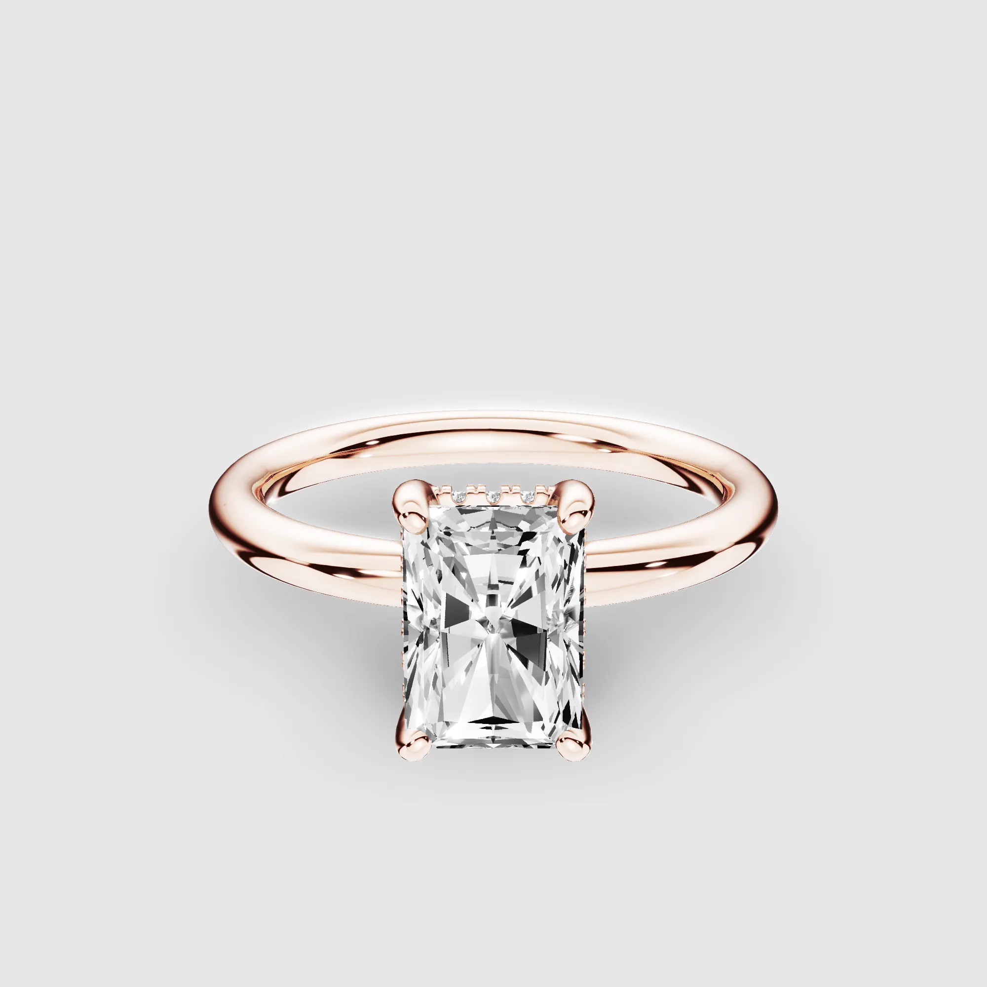 Orion Lab Grown Solitaire Diamond Ring-Radiant