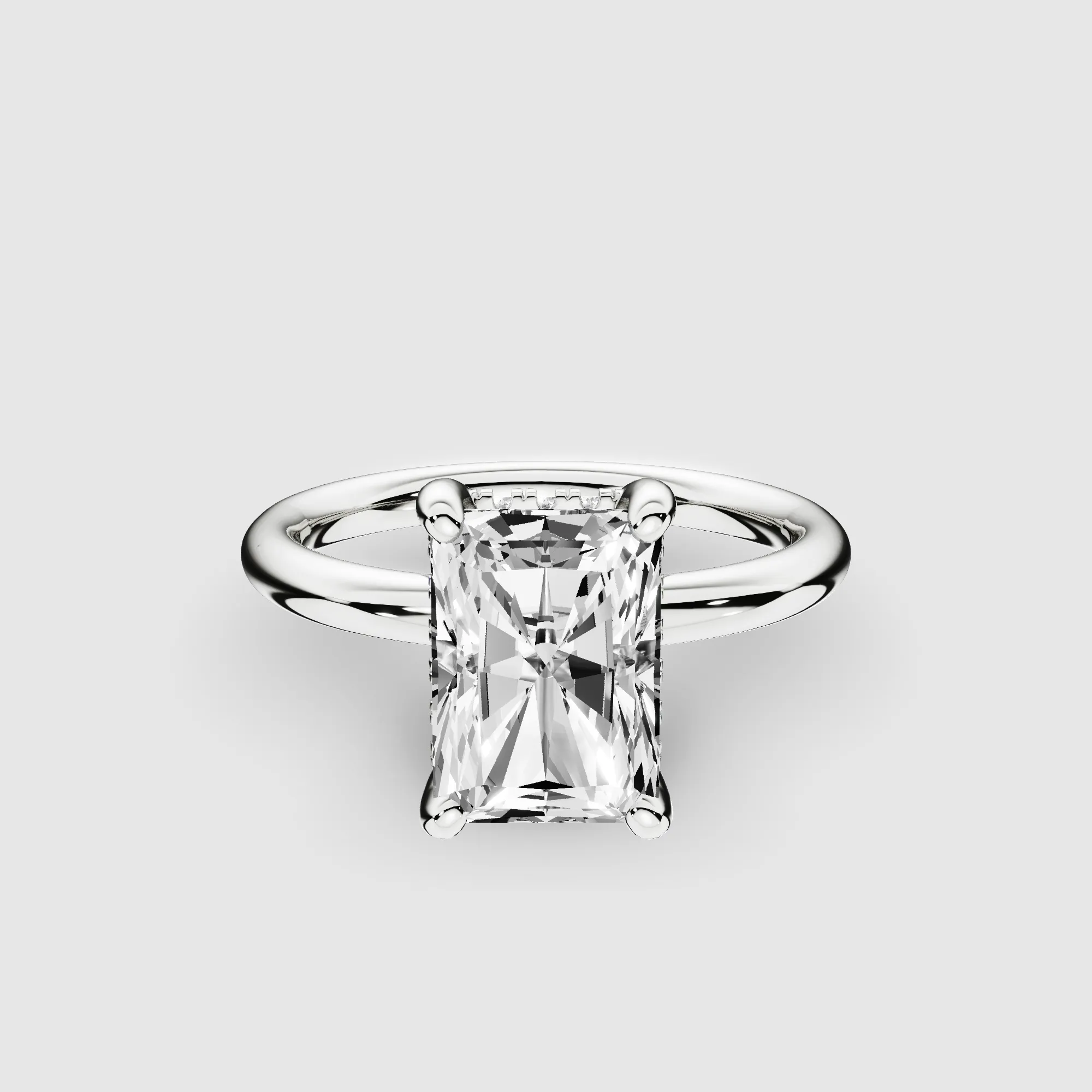 Orion Lab Grown Solitaire Diamond Ring-Radiant