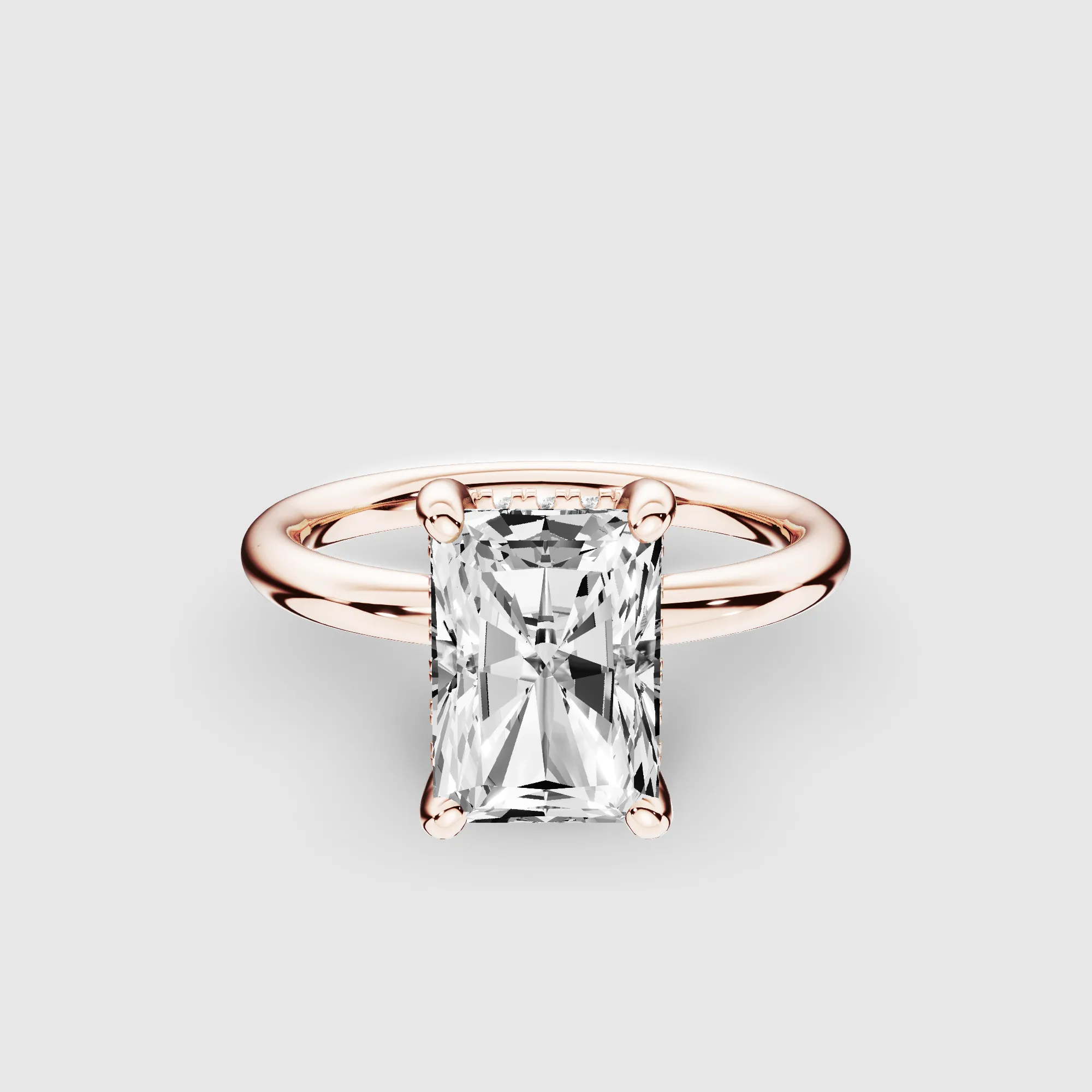 Orion Lab Grown Solitaire Diamond Ring-Radiant