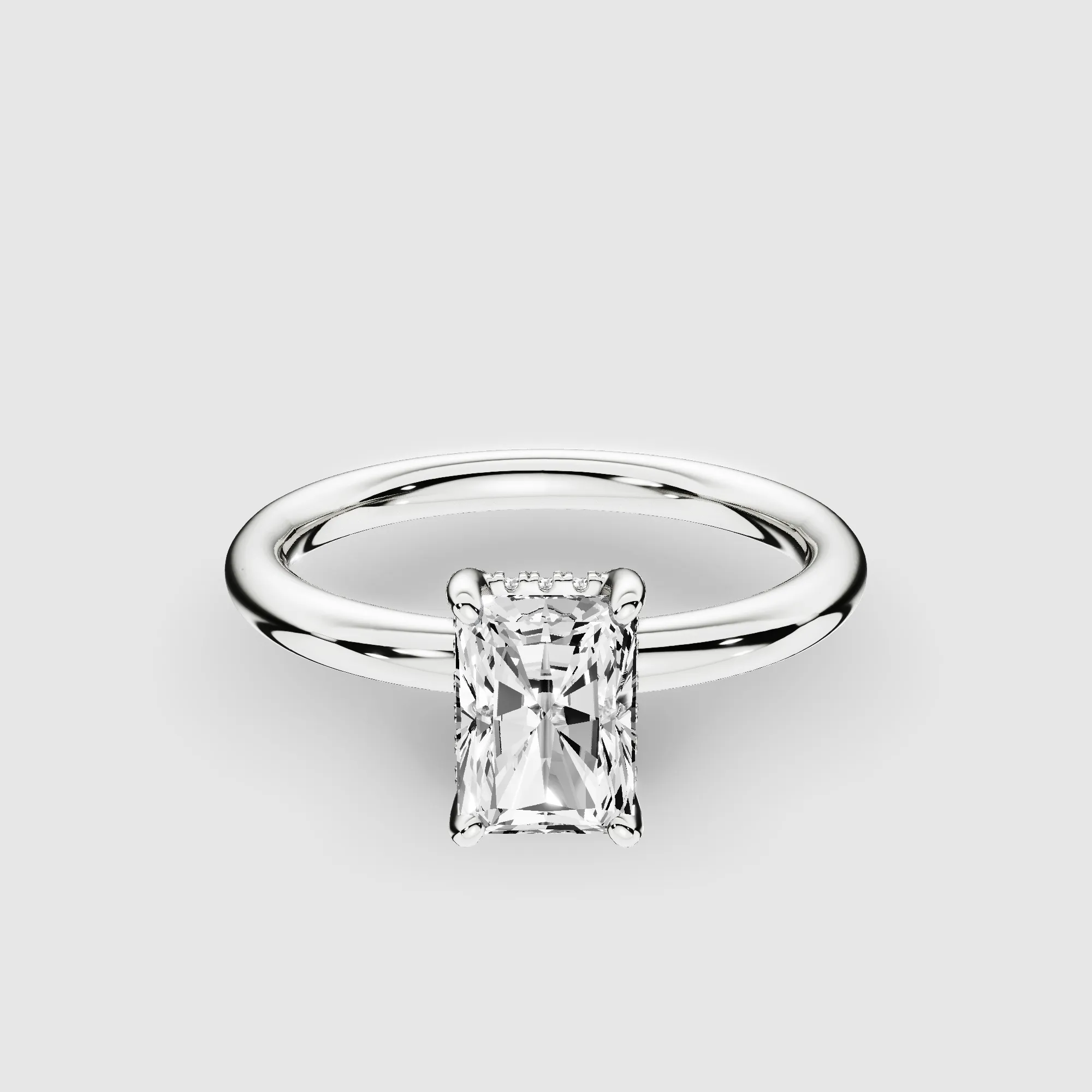 Orion Lab Grown Solitaire Diamond Ring-Radiant