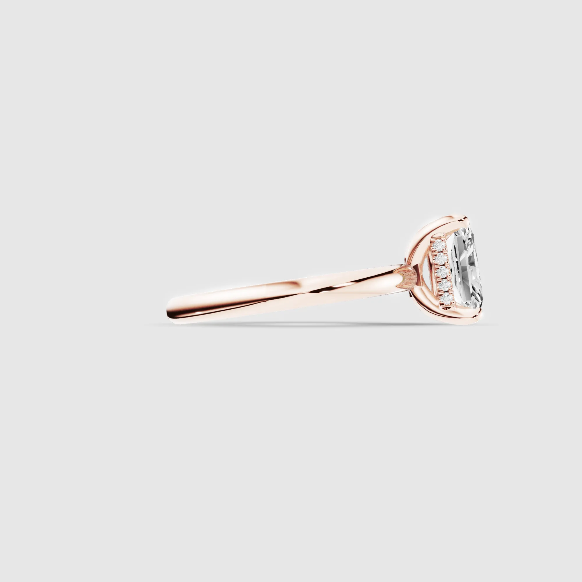 Orion Lab Grown Solitaire Diamond Ring-Radiant