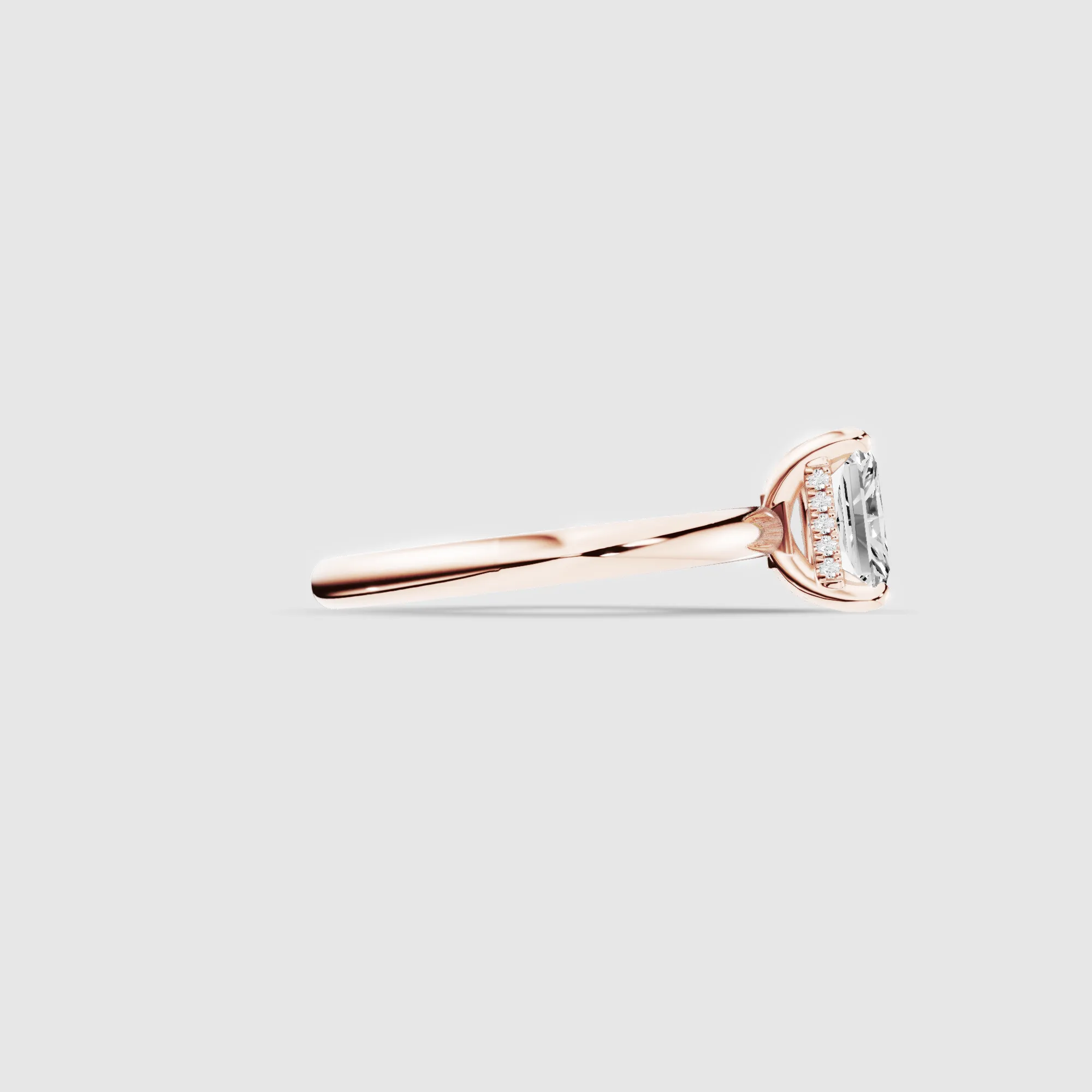 Orion Lab Grown Solitaire Diamond Ring-Radiant