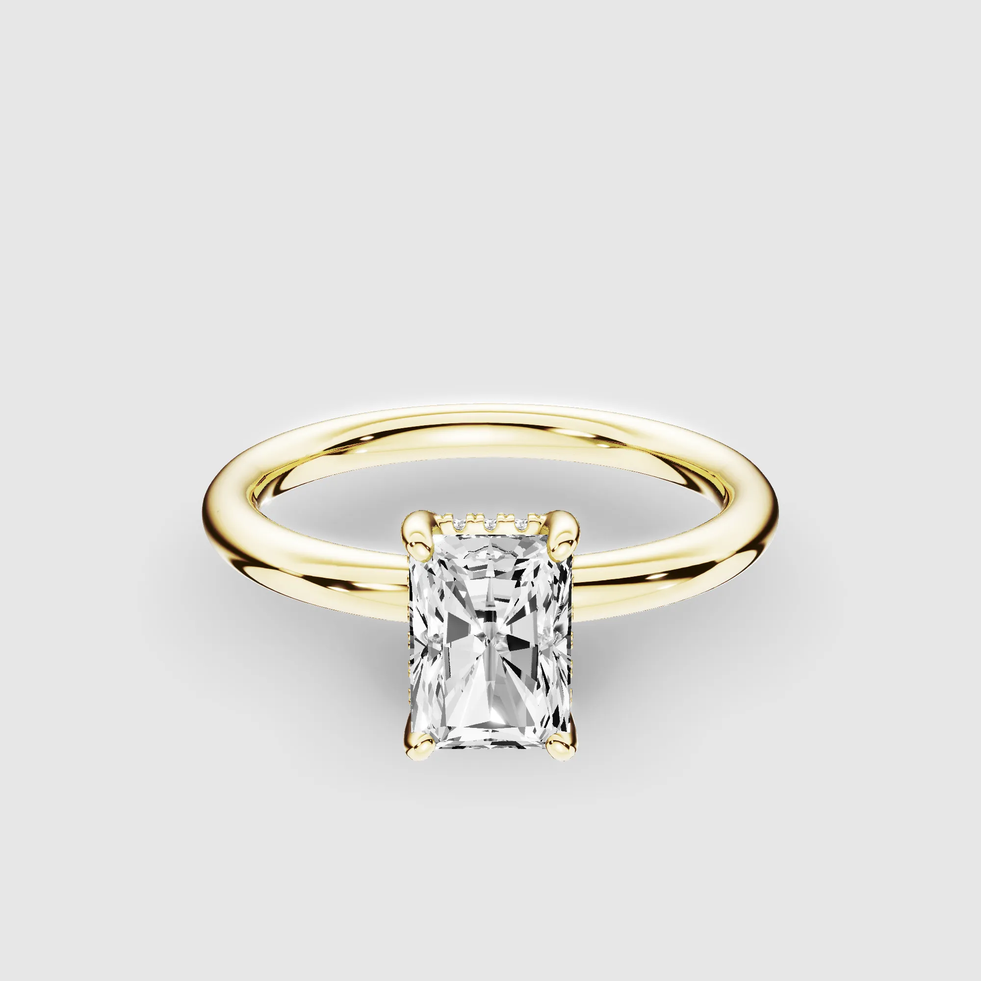 Orion Lab Grown Solitaire Diamond Ring-Radiant