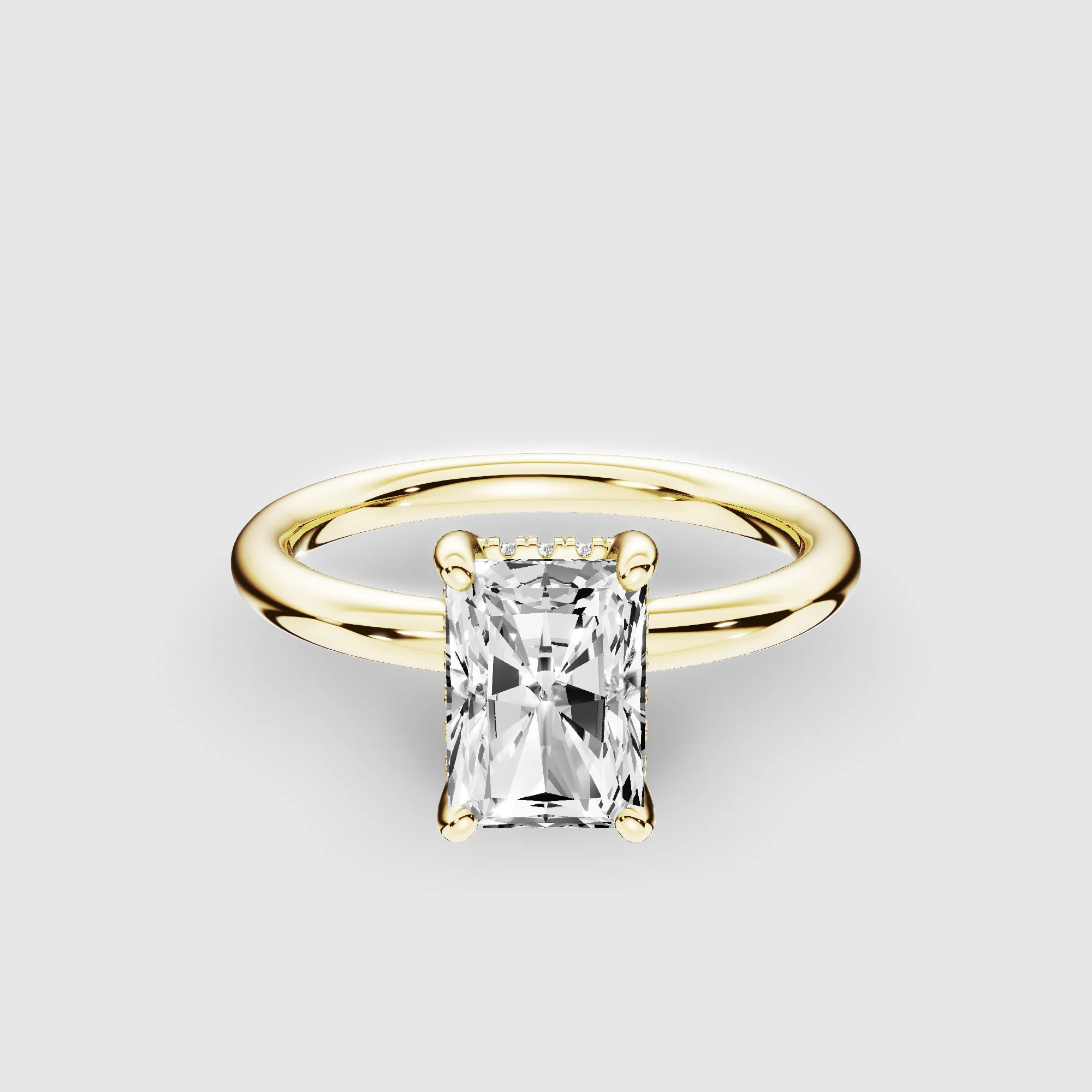Orion Lab Grown Solitaire Diamond Ring-Radiant