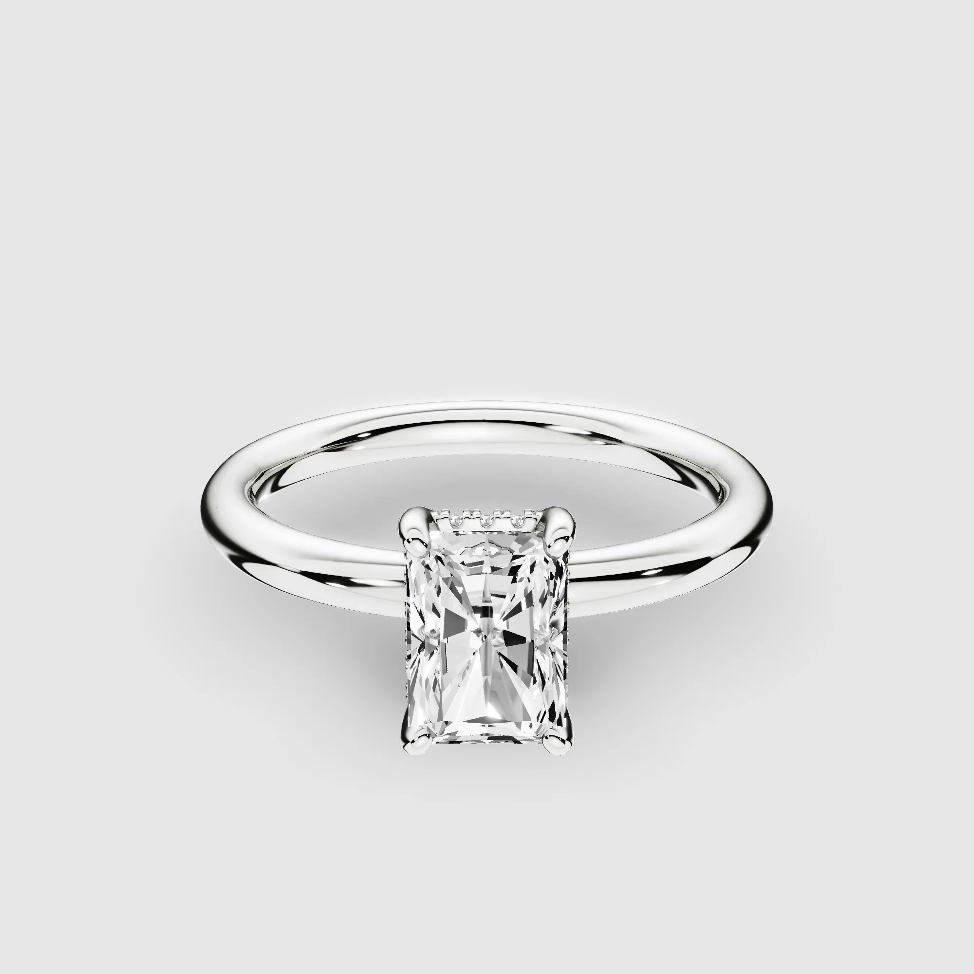 Orion Lab Grown Solitaire Diamond Ring-Radiant