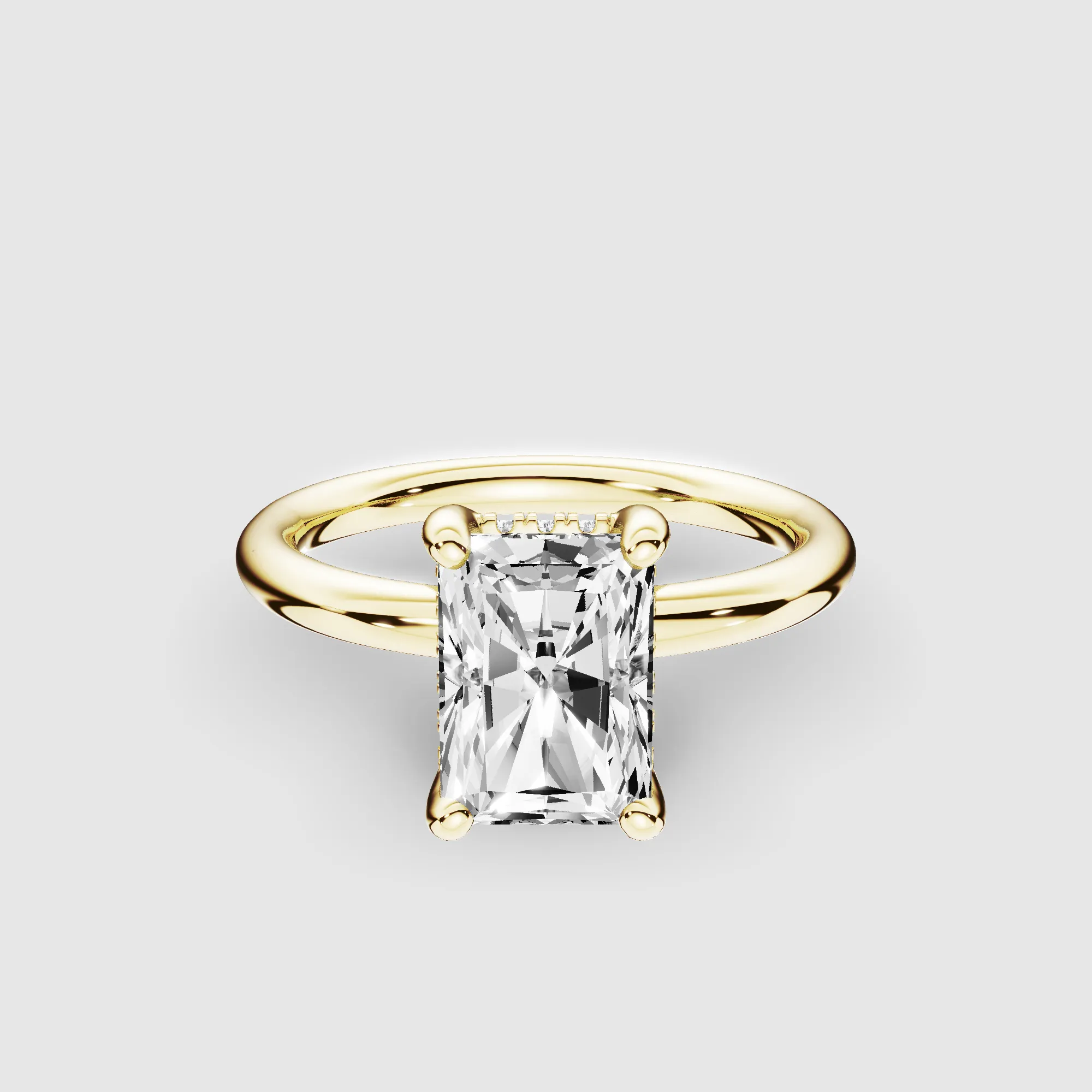 Orion Lab Grown Solitaire Diamond Ring-Radiant