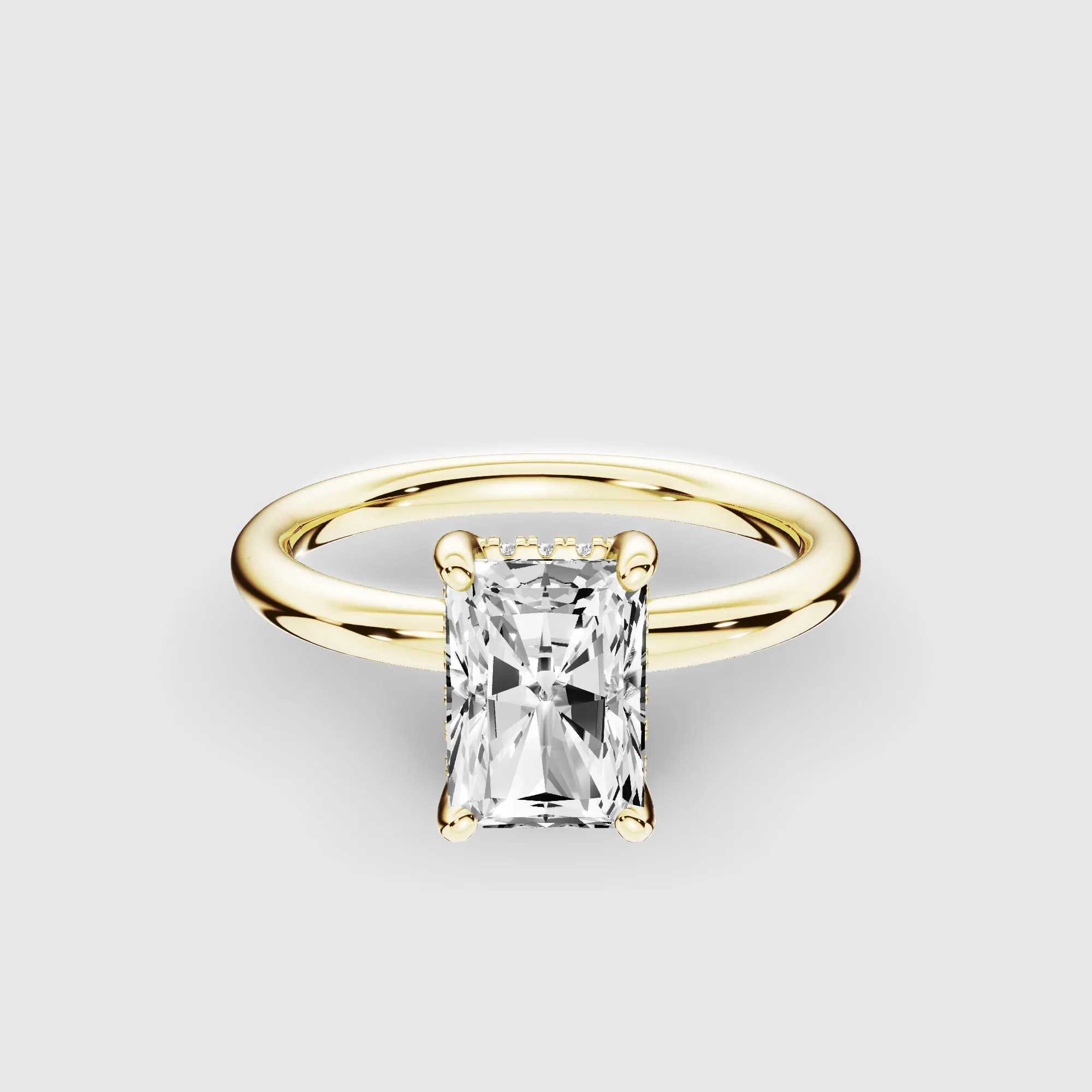Orion Lab Grown Solitaire Diamond Ring-Radiant